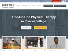 Tablet Screenshot of journeyphysicaltherapy.com